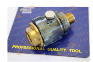 Mini IN-LINE OILER LUBRICATOR Oil for Air Tools Solid Brass Air Line Oiler 1/4"